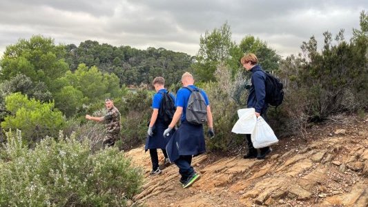 À Bormes-les-Mimosas, les cadets de la gendarmerie sur le terrain