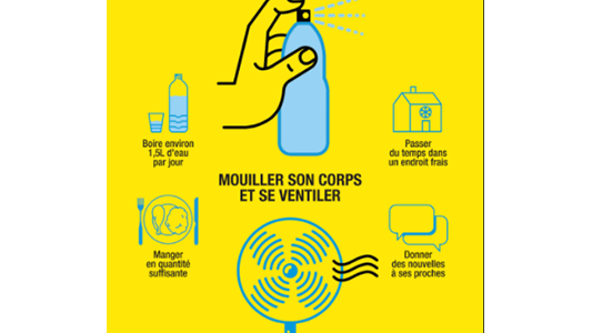 Déclenchement du niveau 3 - alerte canicule dans les Alpes Maritimes