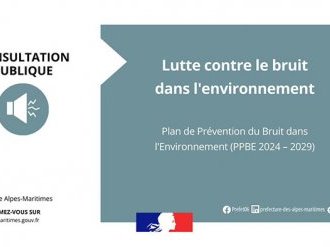 Participez à la consultation publique sur le 'Plan de Prévention du Bruit dans l'Environnement' 