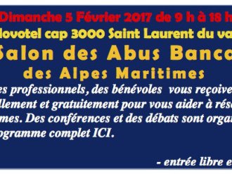 6ème salon contre les abus bancaires des Alpes Maritimes
