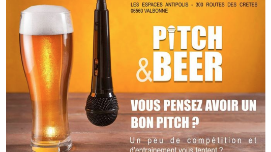 3° Pitch & Beer le lundi 9 mars à Sophia !