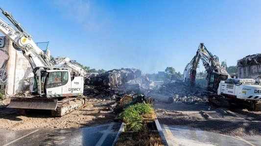Sur l'A7, deux ponts démolis en un week-end à Marseille