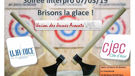 Soirée interpro UJA Nice et Grasse/CJEC Côte d'Azur : venez briser la glace !
