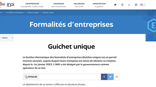 Guichet unique des formalités d'entreprises : attention fin de la procédure de continuité le 31 décembre