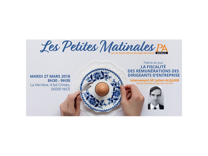SAVE THE DATE ! la fiscal