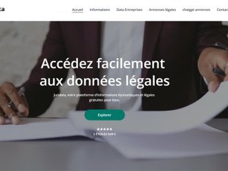 JURIDATA, nouveau venu dans le secteur de l'information d'entreprise