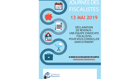 Déclarations de revenus : les Avocats du Barreau de Grasse aident les justiciables ce 13 mai