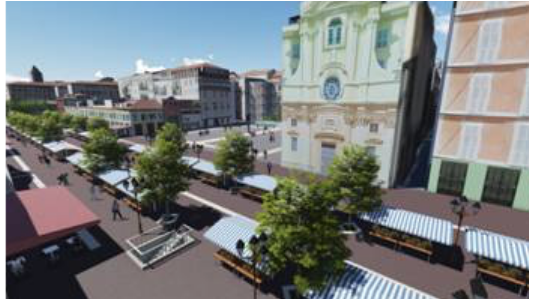 Cours Saleya, une requalification échelonnée et en douceur de ce lieu emblématique de la cité niçoise