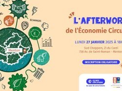Menton : afterwork de l'économie circulaire le 27 janvier