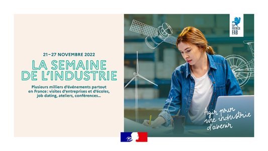 Du 21 au 25 novembre : les métiers de l'industrie ouvrent leurs portes