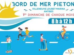 Le bord de mer Marina-Antibes sans voiture chaque 1er dimanche du mois !