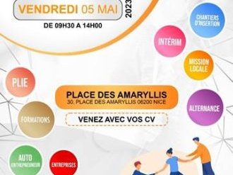 Nice : Forum de l'emploi aux Moulins ce Vendredi 5 mai