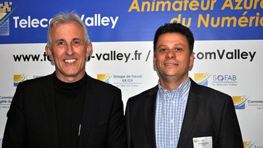  Frédéric BOSSARD (AGENCE WACAN) et Franck LAVAGNA (Orange France) élus Co-présidents Telecom Valley 2019-2021 