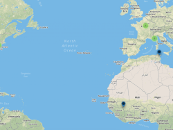 Open Map of the global pause d'UCA, apporter sa contribution à la carte mondiale des phénomènes naturels extraordinaires 