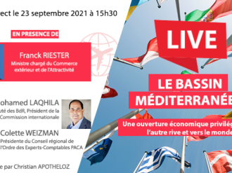 Live CROEC Paca : "« Le bassin méditerranéen : une ouverture économique privilégiée vers l'autre rive et vers le monde »