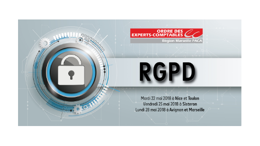 Le CROEC PACA organise des réunions d'information sur #RGPD pour les experts-comptables