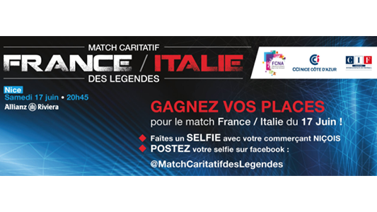  ??? Top départ pour le jeu concours dans le cadre du Match caritatif des légendes 