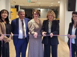 Inauguration du bureau de poste de Nice-Magnan modernisé 