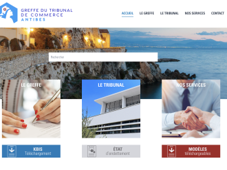 Greffe du Tribunal de Commerce d'Antibes : Un nouveau site optimisé pour les entreprises 