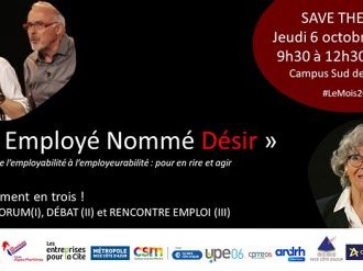 Événement : 'Un Employé Nommé Désir' Théâtre Forum, Débat et Rencontre Emploi