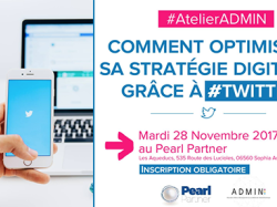 Tous les tips d'ADMIN pour booster sa stratégie digitale avec Twitter ? C'est le 28 novembre !!! 