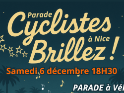 Nice : Une grande parade lumineuse à vélo samedi 6 décembre