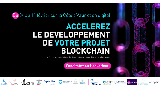 Hackathon Côte d'Azur Blockchain Stampede : proposez votre projet avant le 23 janvier !