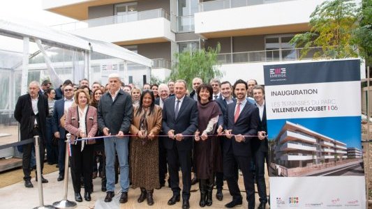 Villeneuve-Loubet : Emerige Méditerranée livre la résidence Les Terrasses du Parc 