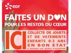 Nice et Cannes : EDF soutient les Restos du Coeur