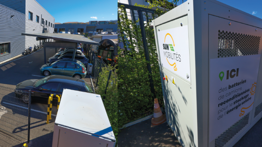 Réemploi des batteries : le Groupe Ippolito expérimente le stockage solaire local à Villeneuve-Loubet