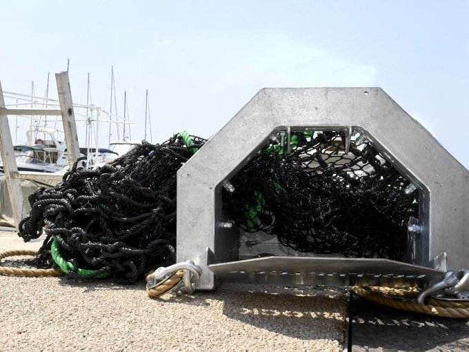 Au port Canto les déchets