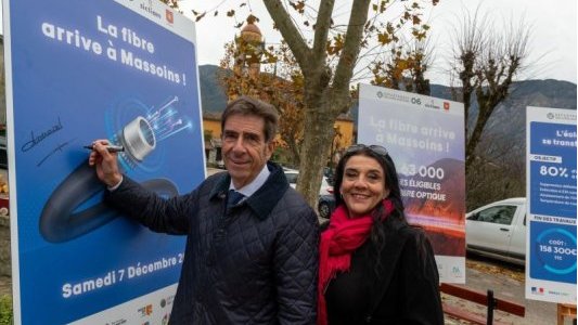 Massoins : arrivée de la fibre optique et rénovation de l'éclairage public 