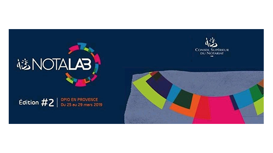 Du 25 au 29 mars à OPIO, deuxième édition de Notalab !