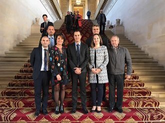 Une délégation de la FNAIM Côte d'Azur reçue au Sénat