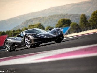 La voiture électrique la plus rapide du monde en essais sur le Circuit Paul Ricard