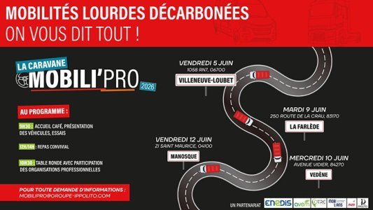 Le Groupe Ippolito relance sa Caravane Mobili'Pro pour accompagner la décarbonation des flottes