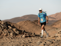 Le Varois Julien Absalon, finisher de la 40e édition du Marathon des Sables Legendary