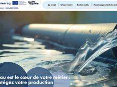 "Goutte à Goutte" : nouveau site transfrontalier pour aider les entreprises à économiser l'eau