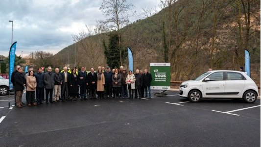Peillon dispose désormais d'une aire de covoiturage de 40 places 