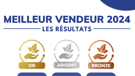 Cannes en Or, Antibes en Argent, la Métropole NCA en Bronze sur le podium "Meilleur vendeur" d'Agorastore