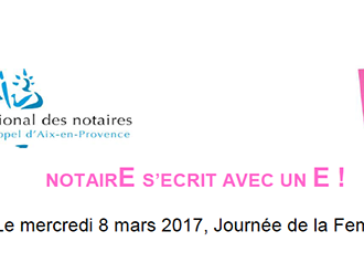 NotairE s'écrit avec un E !