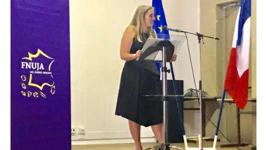 Me Alexandra Boisramé, nouvelle Présidente de la Fédération Nationale des Unions de Jeunes Avocats