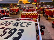 Incendies dans le Sud de la France : les sapeurs-pompiers des Alpes-Maritimes envoyés en renfort