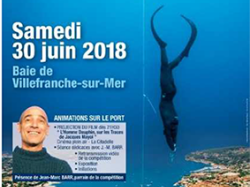 Championnat de France d'apnée à Villefranche sur Mer le 30 juin 
