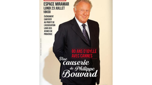 La Mairie de Cannes et Cannes Université accueillent Philippe Bouvard pour sa « causerie »