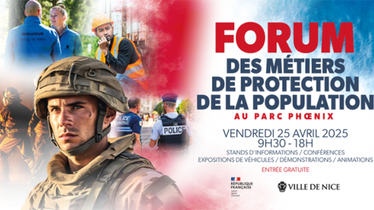 Deuxième forum des métiers de protection de la population ce vendredi 25 avril à partir de 9h30 au Parc Phoenix