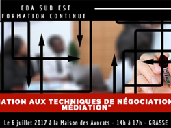 Formation EDA Sud Est : Formation aux techniques de négociation et de médiation 