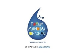 Projection d'un film pour la clôture du Forum Mondial de l'Eau à Marseille