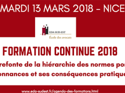 Formation EDA Sud Est : La refonte de la hiérarchie des normes post-ordonnances et ses conséquences pratiques