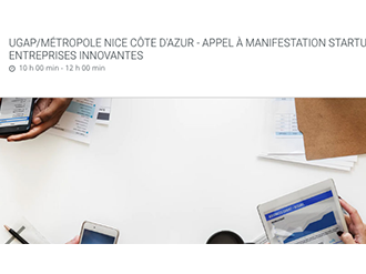 L'UGAP et la Métropole NCA lancent un appel à manifestation "startups et entreprises innovantes" le 5/12